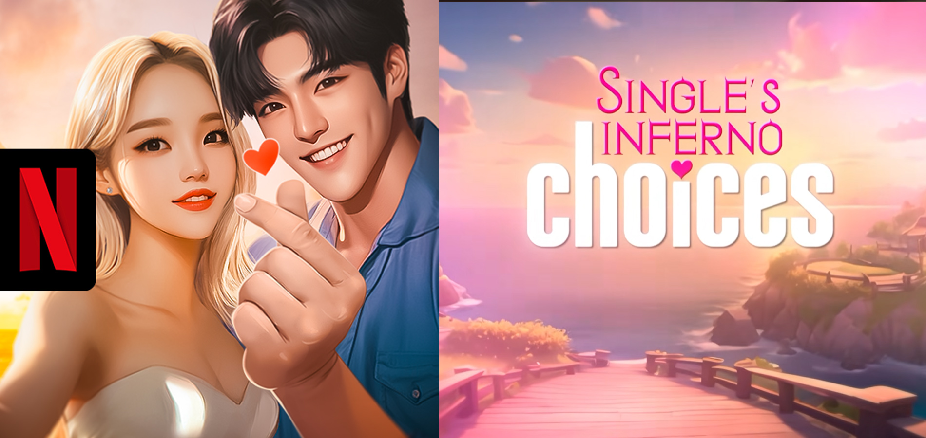 Single's Inferno: Choices NETFLIX — Series Entertainment interactive story game art